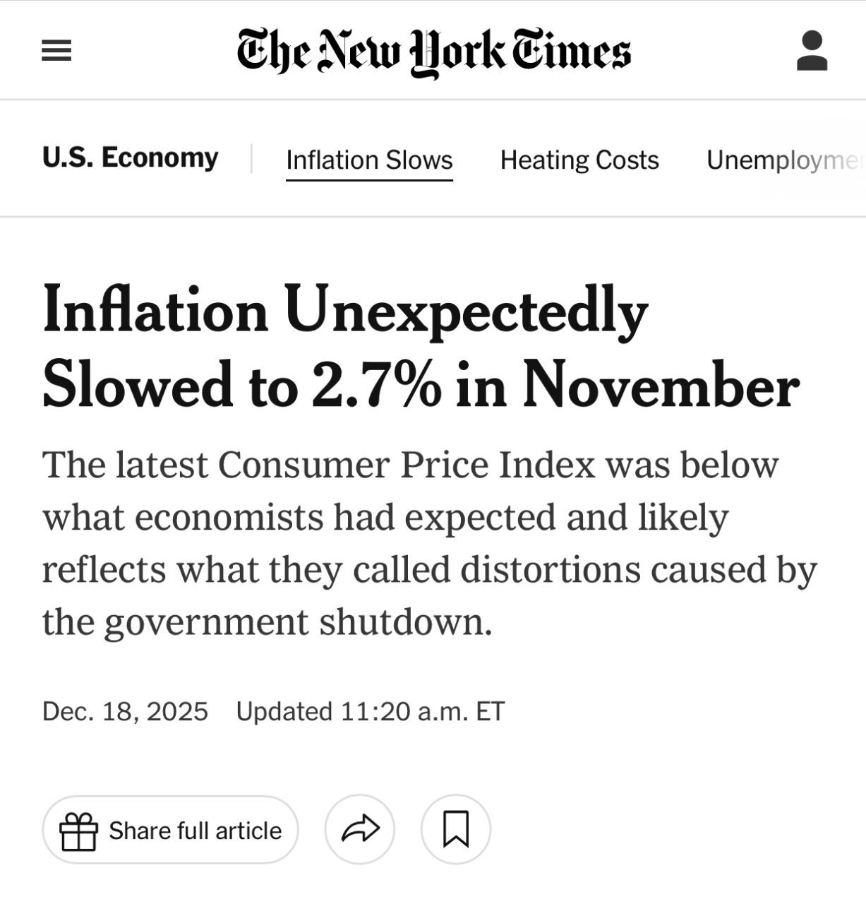 政府停摆还能放缓通胀，那直接关它一年，岂不美哉。 