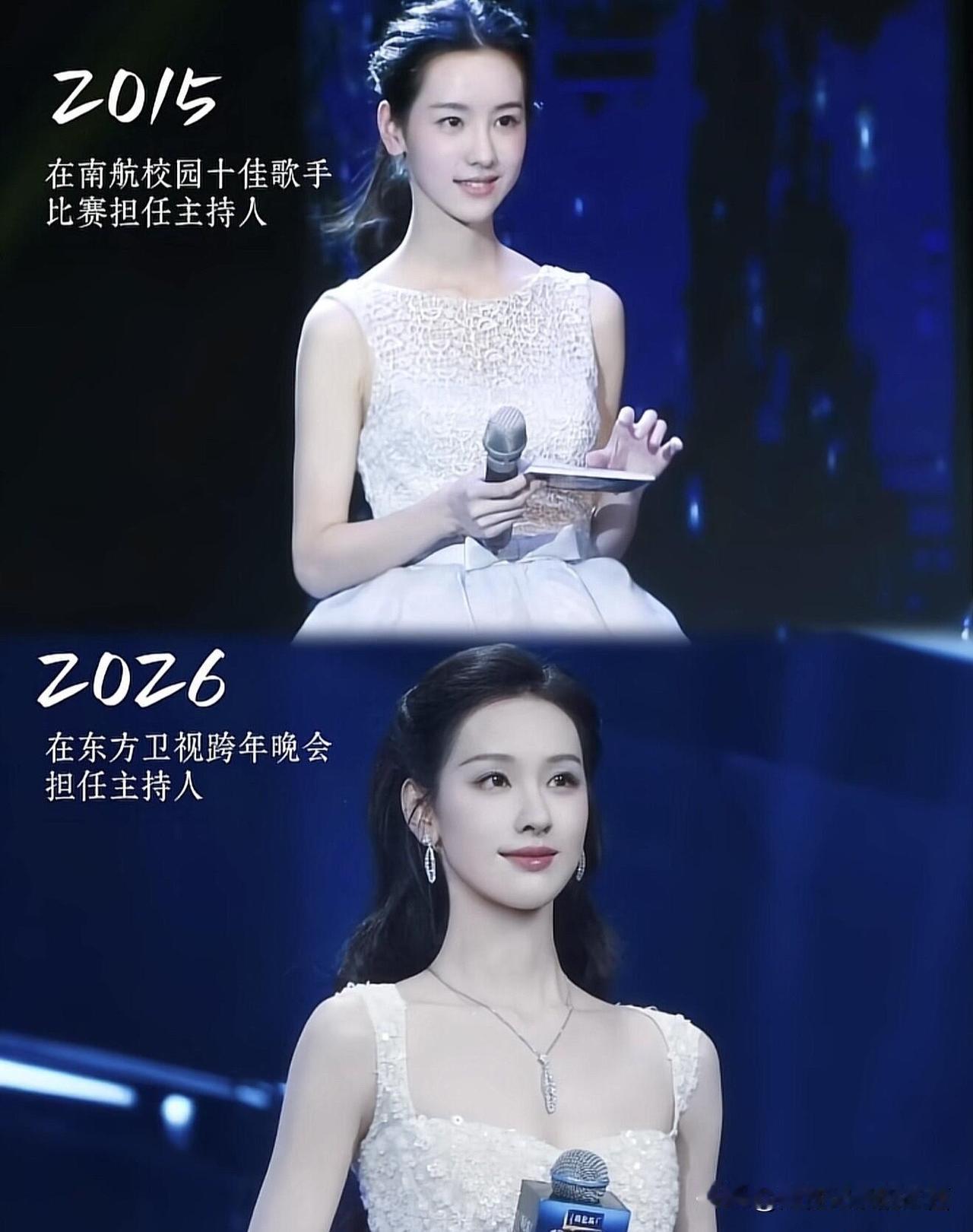 不愧是南航的校花，长开了之后现在是越来越美了。五官甜美耐看，颜值非常出众，满满的