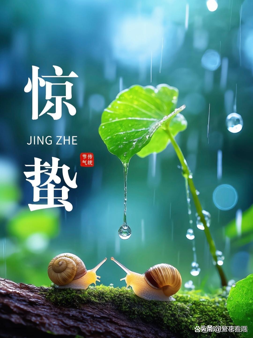 今日惊蛰，春耕始，万物新。生活也需要耕耘，愿你用努力浇灌每一天，静待人生花开满径