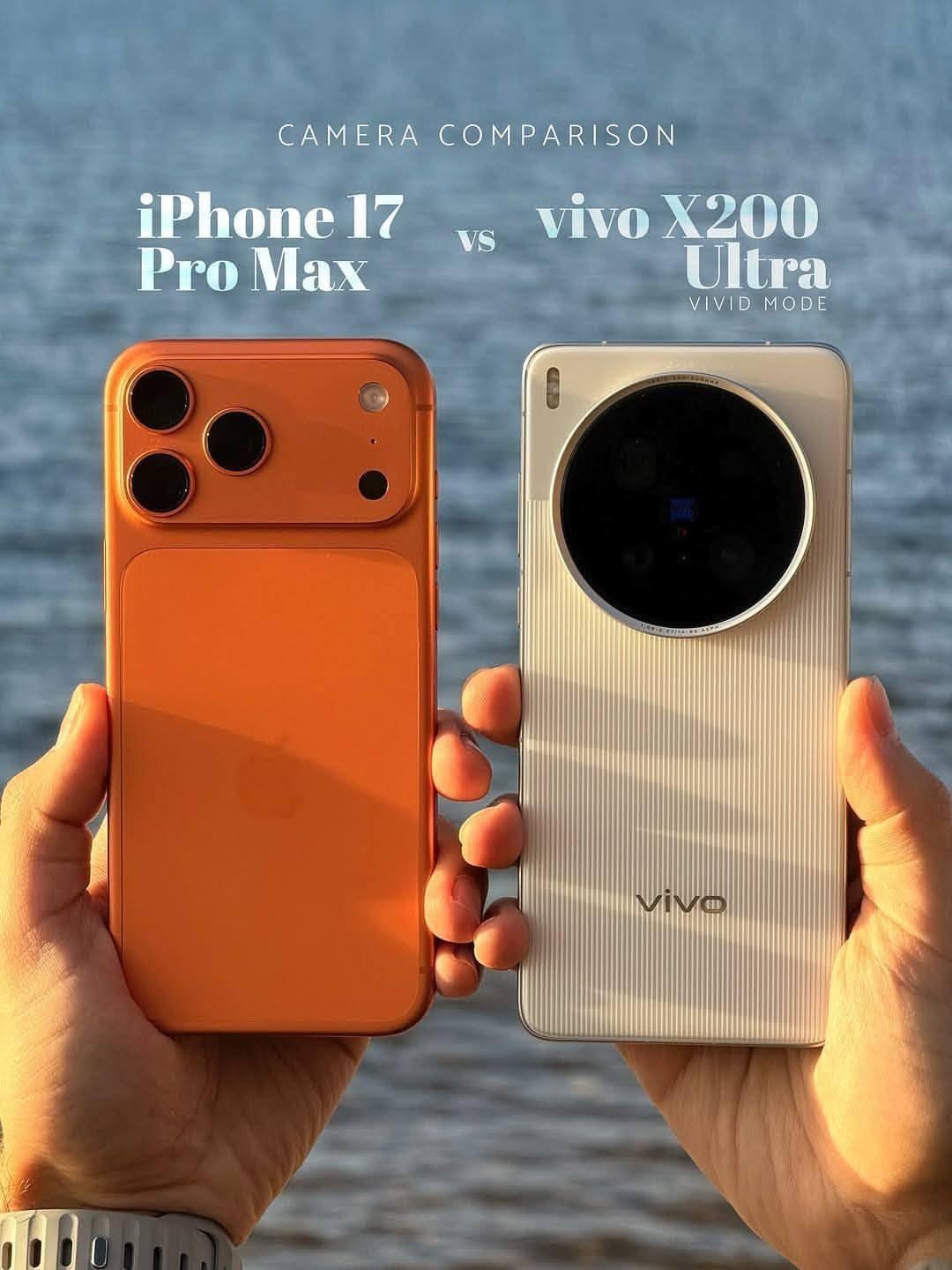 iPhone 17 Pro Max 与 Vivo x200 Ultra 样张对比