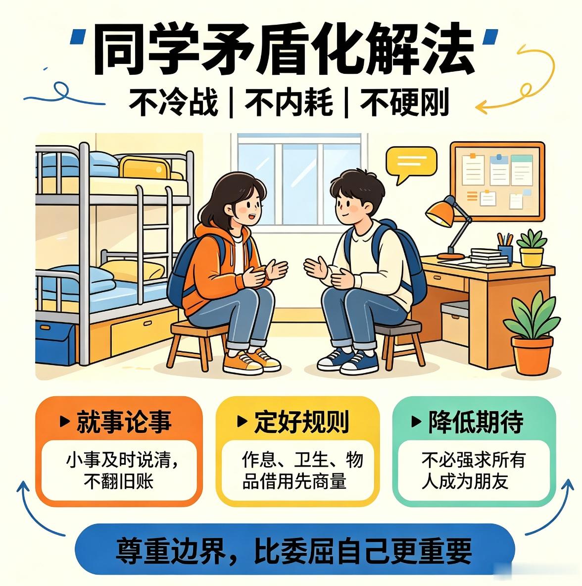 当同学矛盾像两座大山压在你身上，别急，用它轻松化解，就像给压力山大加了减压阀，轻