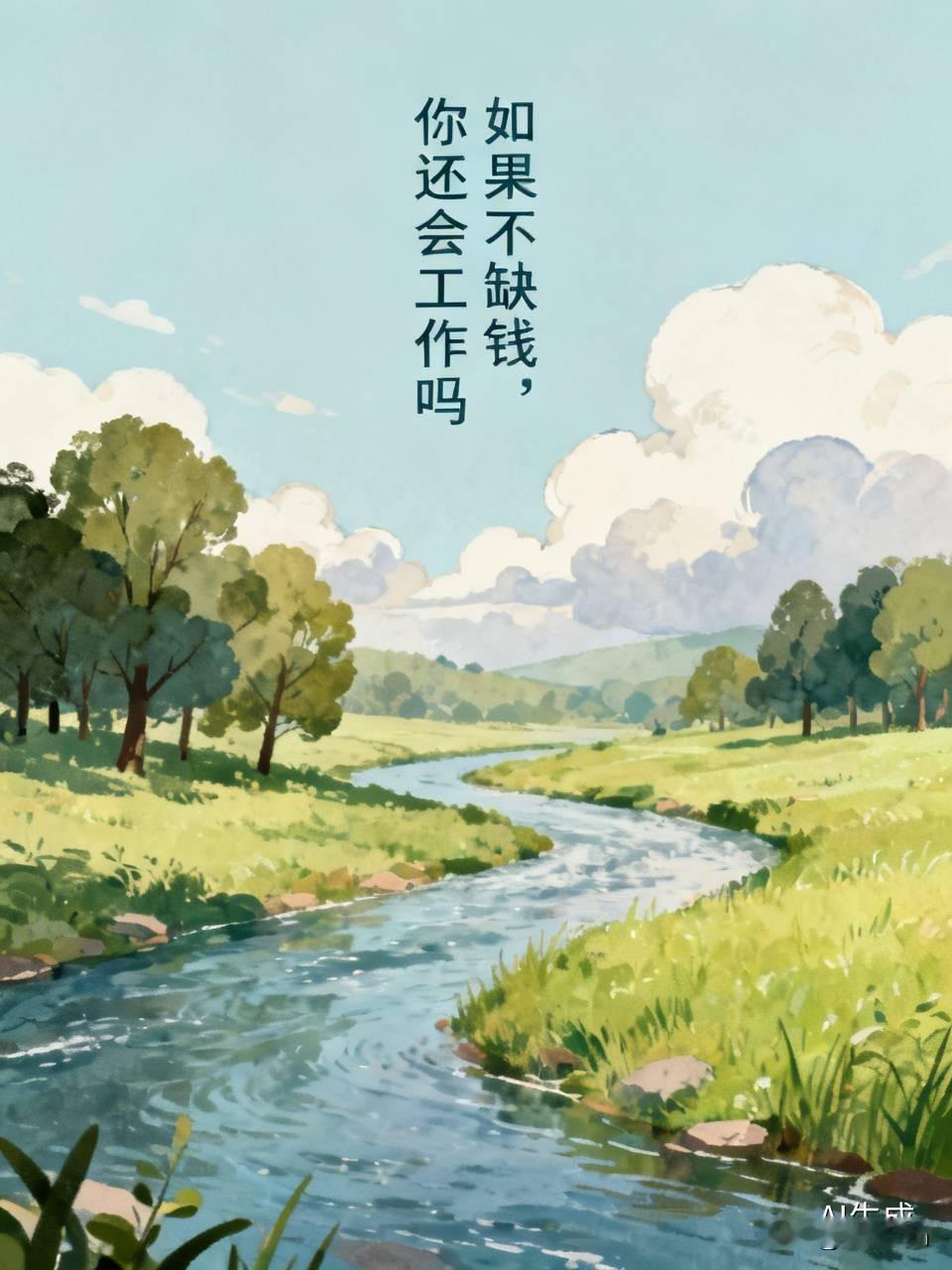 缺钱的时候肯定要工作，我现在已经退休了，依旧想再找份工作。只是到了我这个年纪，没