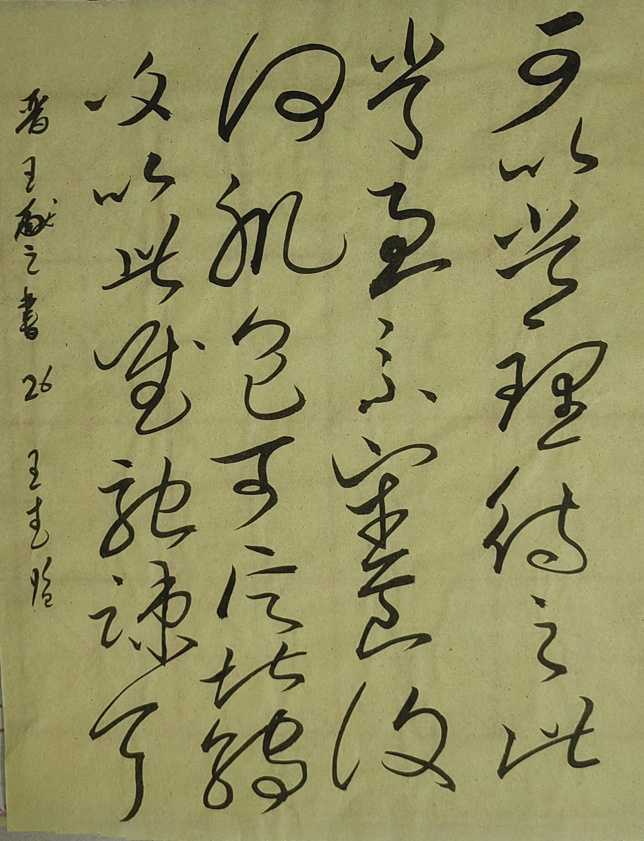 大家来交流讨论草书师从张伯英