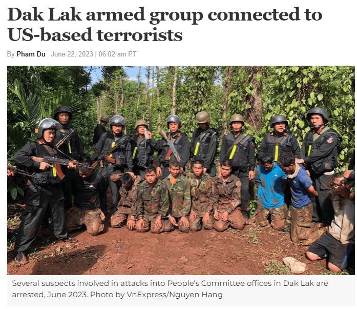 【“越南警局恐袭案，幕后黑手是美国”？】观察者网：越南官方透露，目前越南逮捕了数