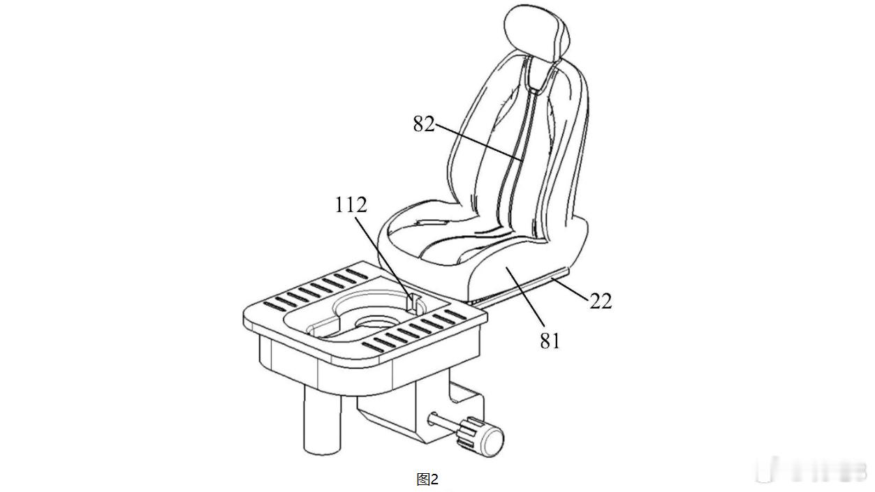 来点奇怪的东西：赛力斯的专利“车载便器及车辆”（似乎没填完整）近期公开，从示意图