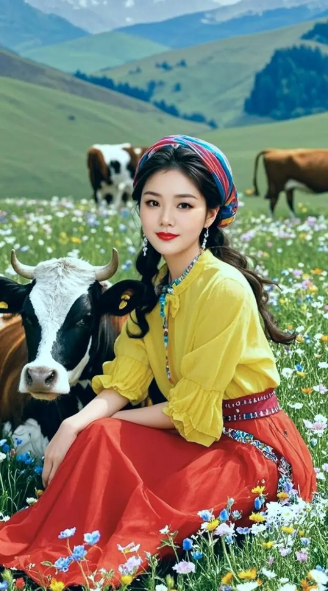 AI草原牧歌 好心情带来好运气 万能的 打开美好生活