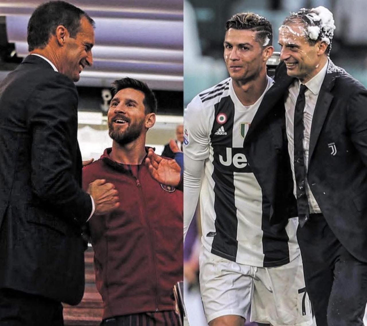 阿莱格里认为，克里斯蒂亚诺·罗纳尔多和梅西根本没有成为足球教练的渴望。

“我不