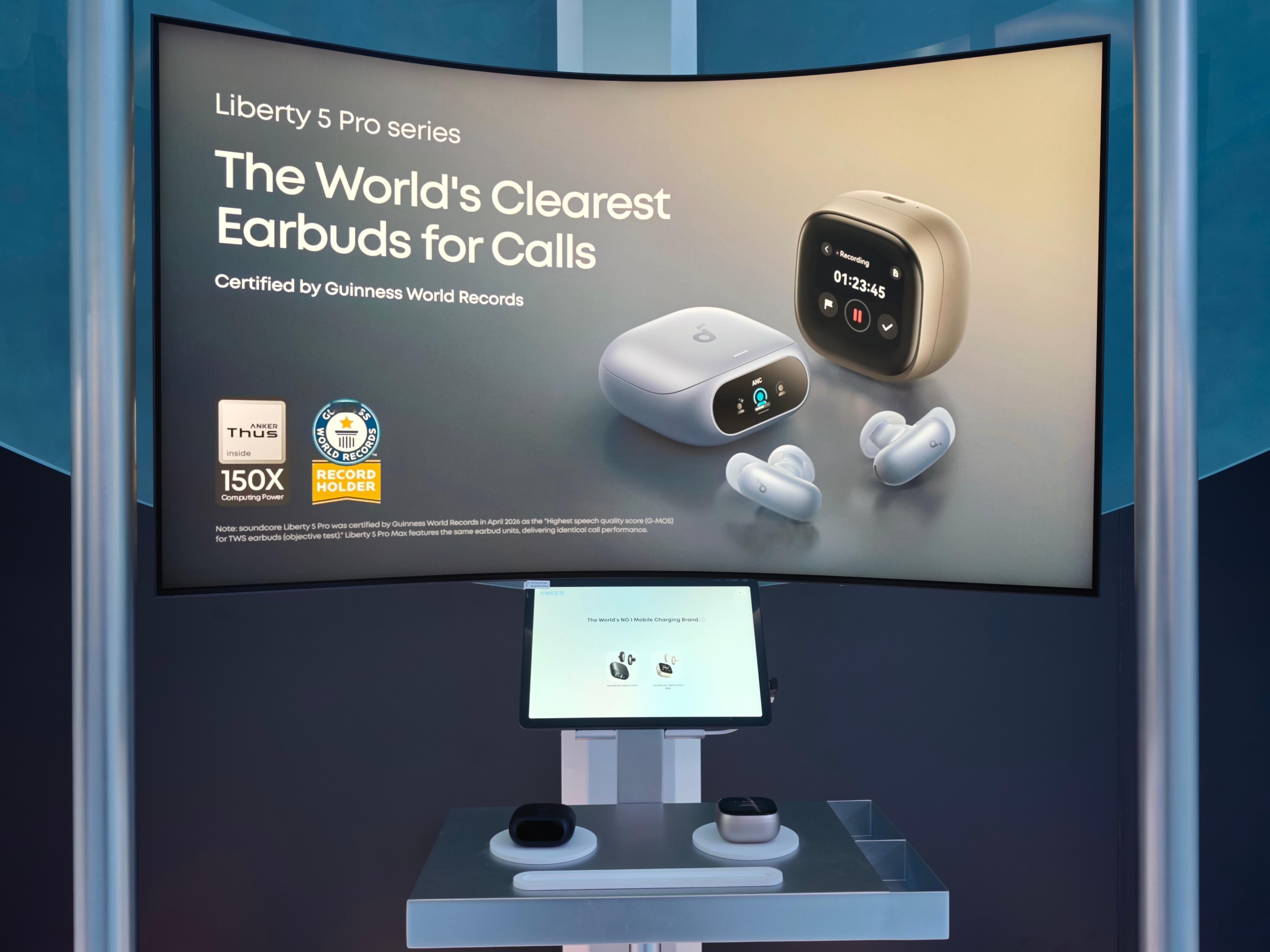 IFA2026 音频是安克本身的大业务之一，Thus存算一体音频AI芯片之前用在