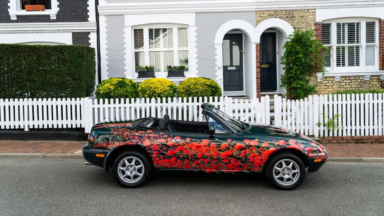 Mazda MX-5 Mk1 Poppy Art Car By Mission 