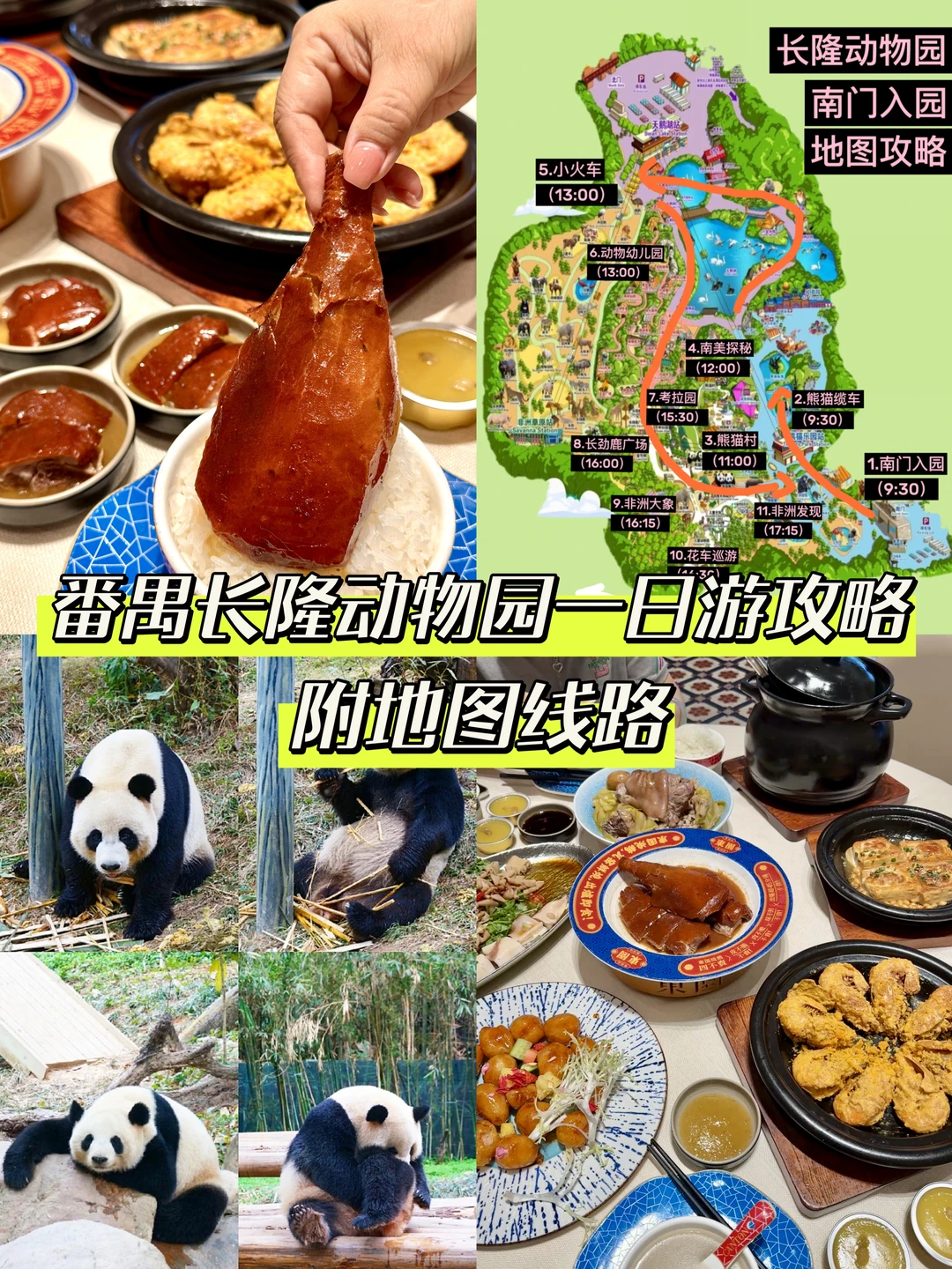 广州长隆错峰线路一日游攻略！附地图！
