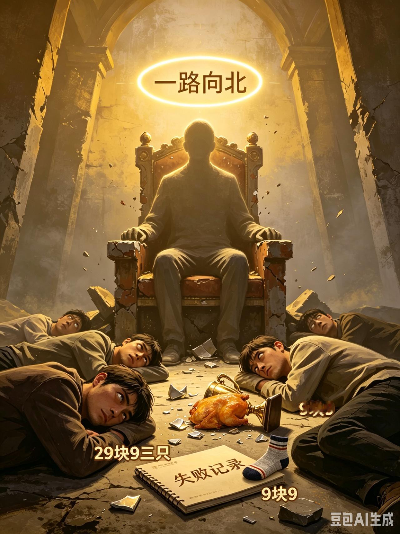 烧鸡教的教主！世上最荒唐的妄想，莫过于自身懒惰颓废，却整日期盼楼市崩盘，幻想着坐