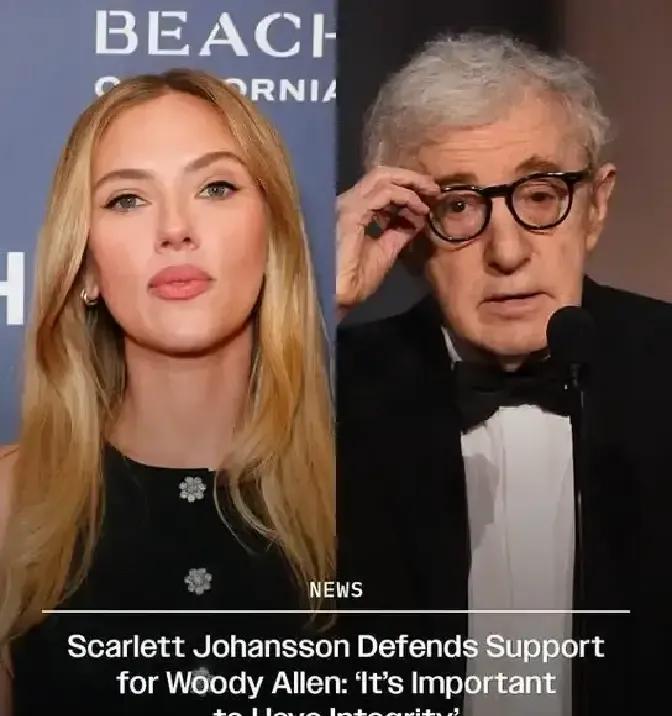 刚刷到斯嘉丽那番话——
手里攥着黑寡妇的千万片酬，
转头给性侵疑云的伍迪·艾伦站