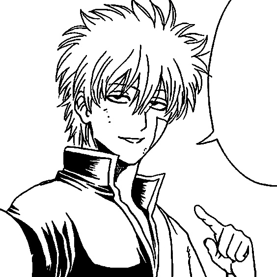 #银魂# " 我是万事通「阿银 」只要遇到麻烦事什么都有办法摆平…"[爱你][爱