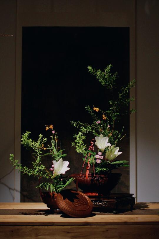 草木花道 插花培训 传统插花 插花与生活 中式插花