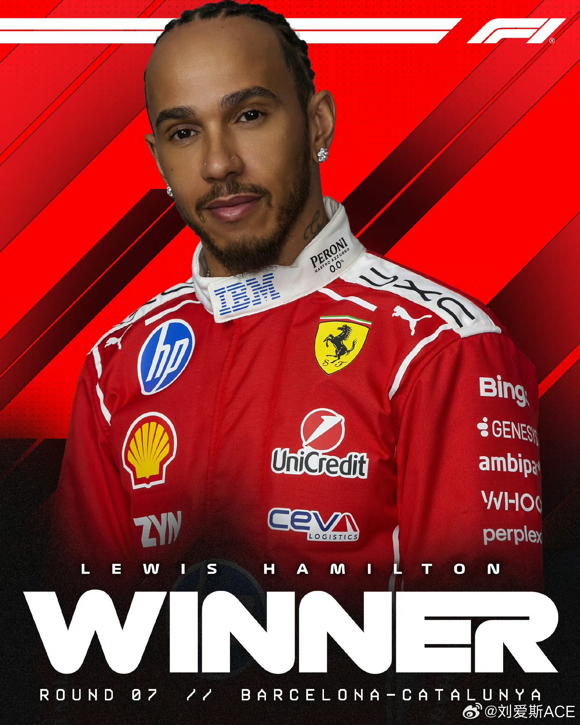 F1恭喜老汉 法拉利生涯首冠 