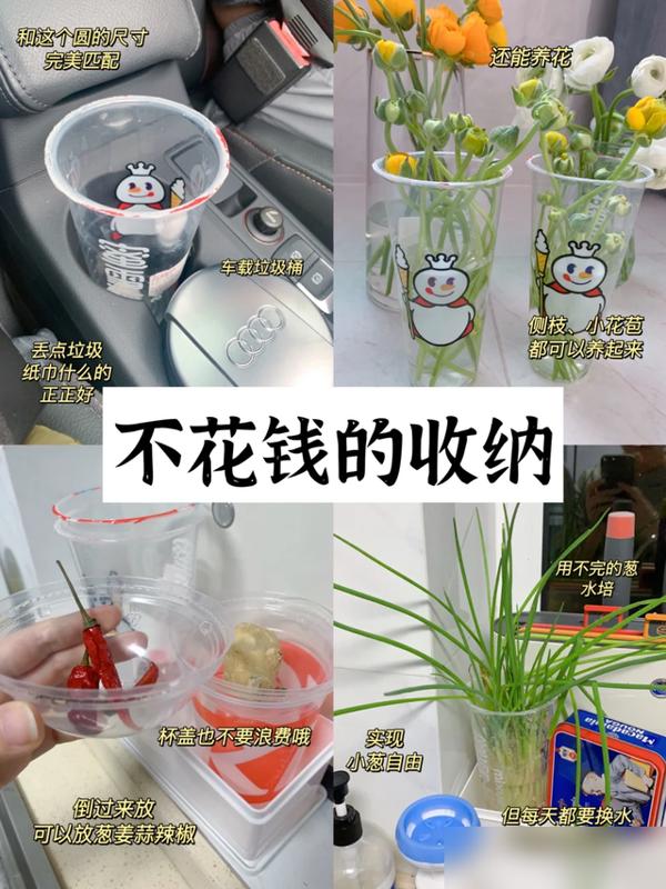 谁懂啊！现在年轻人的收纳操作真的绝了！最近刷到好多人用奶茶袋做洗脸巾收纳、奶茶杯