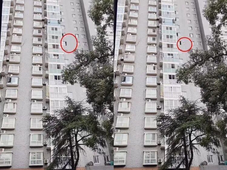 7月20日下午6点下班高峰期，长沙市雨花区新建西路某小区突发高危高空抛物事件，一