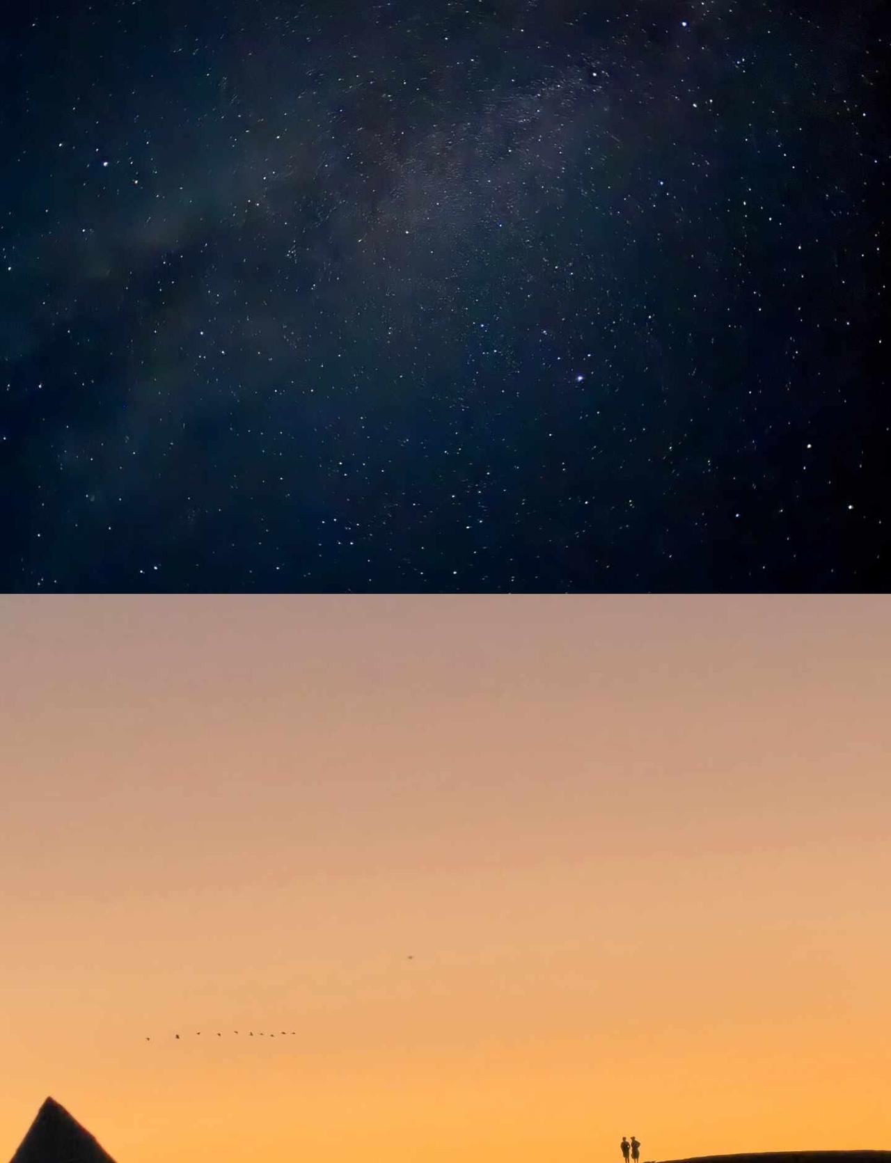 沙漠银河
低头是大漠荒芜，抬头是星河浩瀚，震撼且纯粹
星河入梦 看星星的地方 流