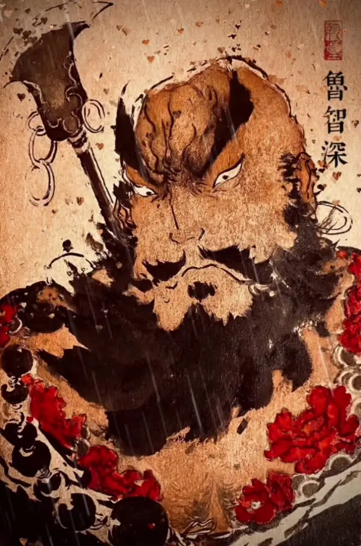 水浒一百单八将，唯一的好汉鲁智深鲁智深