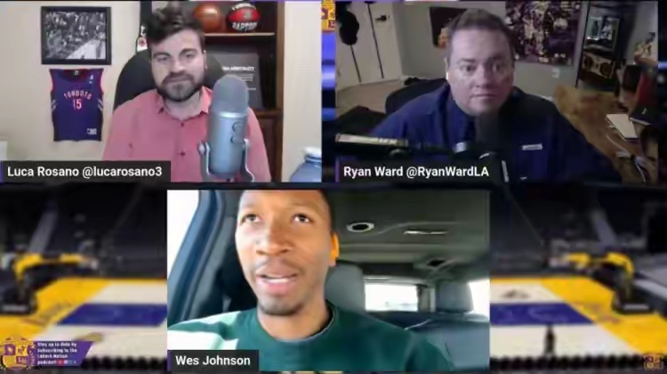 今天，前NBA球员、曾效力过湖人的韦斯利-约翰逊在连线做节目时谈到了湖人巨星詹姆