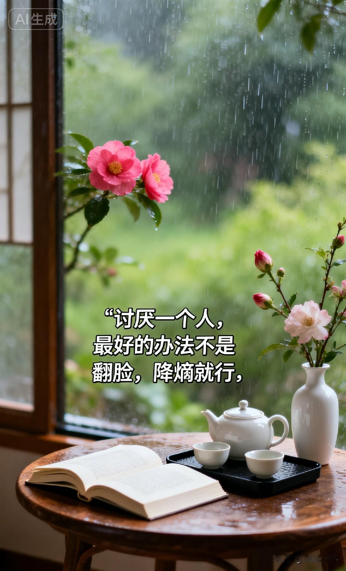 讨厌一个人，最好的办法不是翻脸，降熵就行。

心理学家荣格说过一句话：“你越是抗