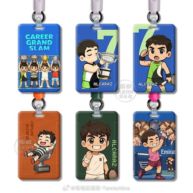 【抽奖2:阿尔卡拉斯大满贯卡套】老规矩，点赞评论。抽两位宝宝分别获得两个卡套和一