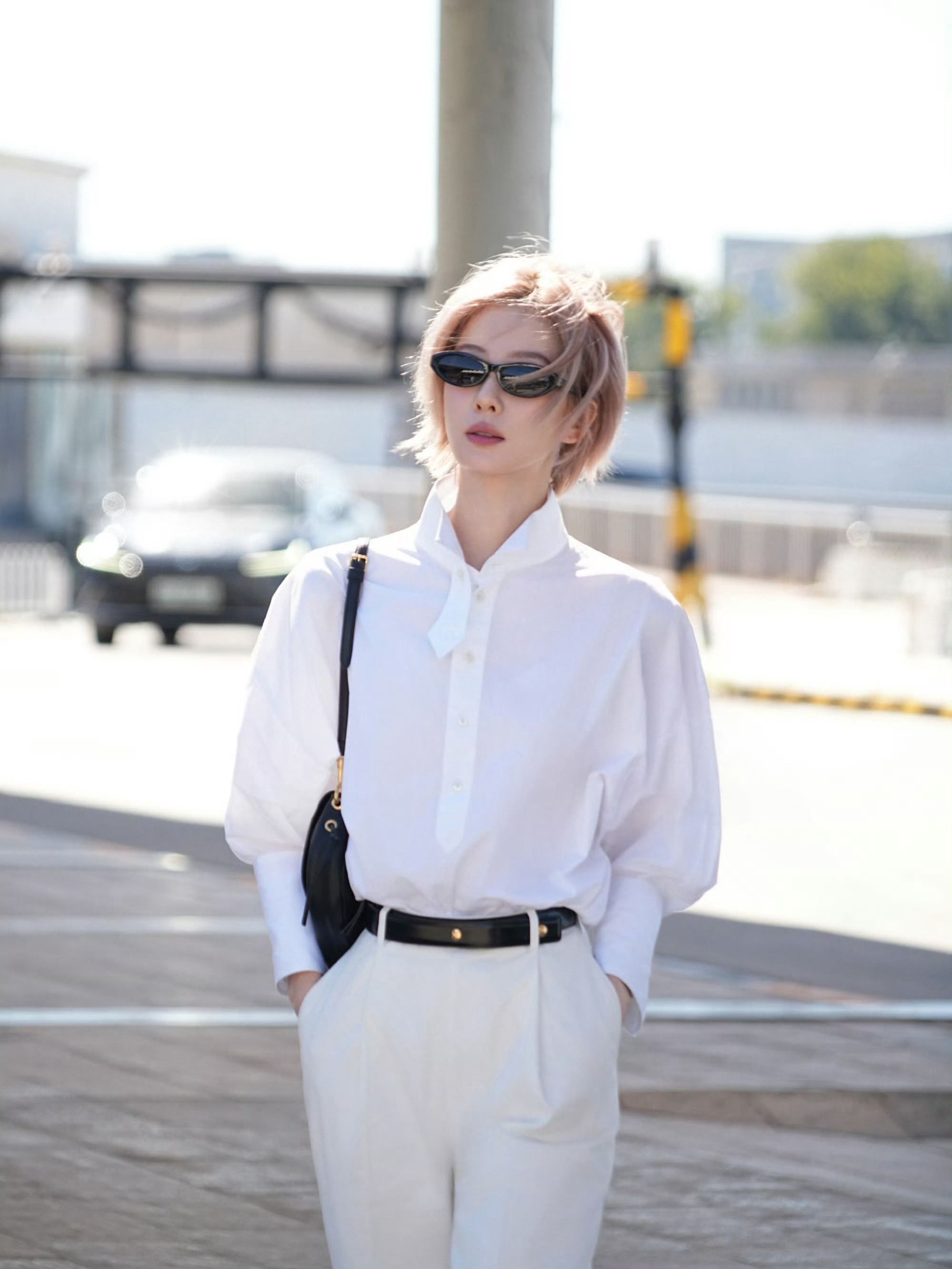 刘诗诗 x CELINE 春夏时装周 全球品牌大使刘诗诗开启巴黎之行 ，将出席2