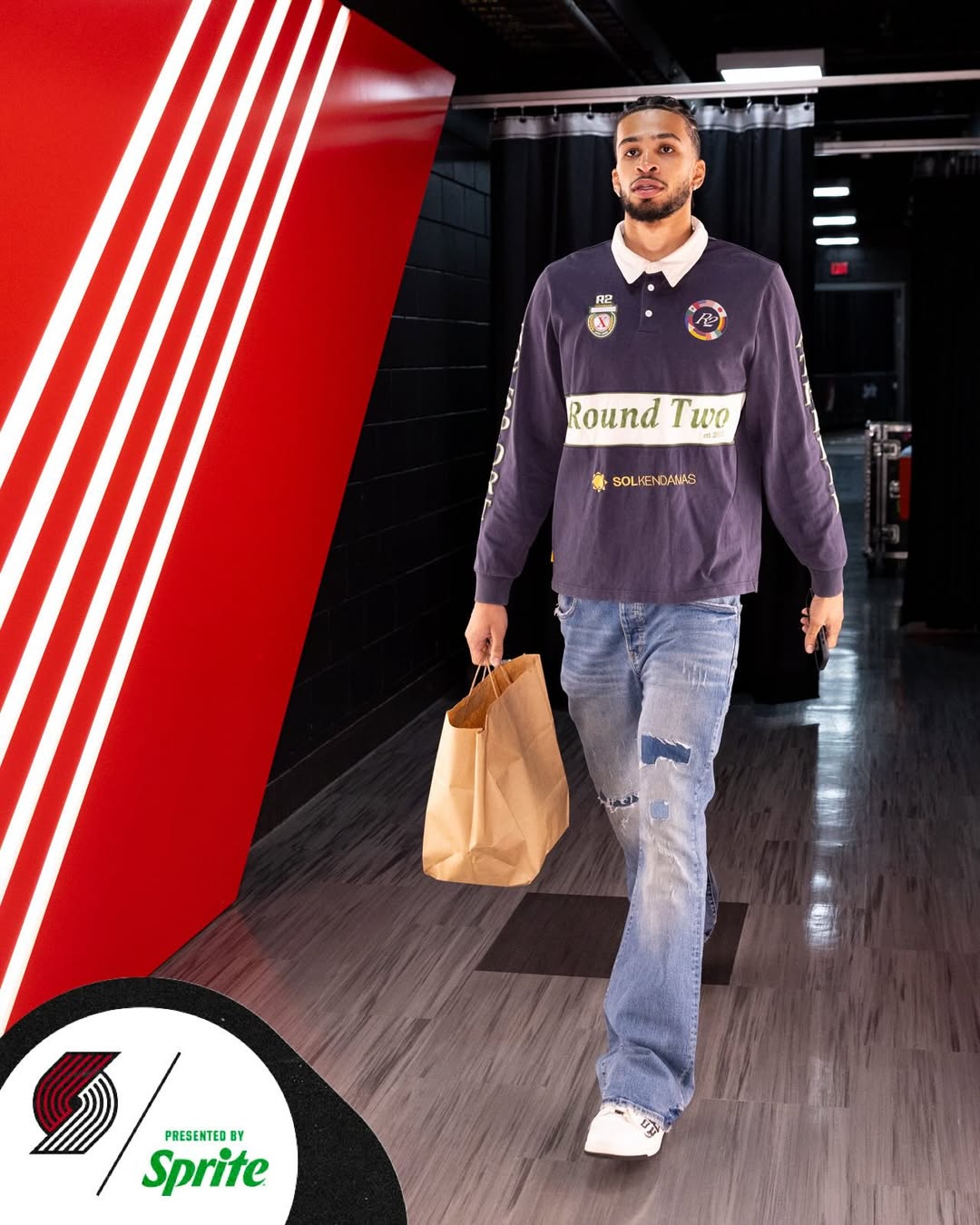 主场G4！开拓者社媒晒球员们的入场穿搭照与球迷分享