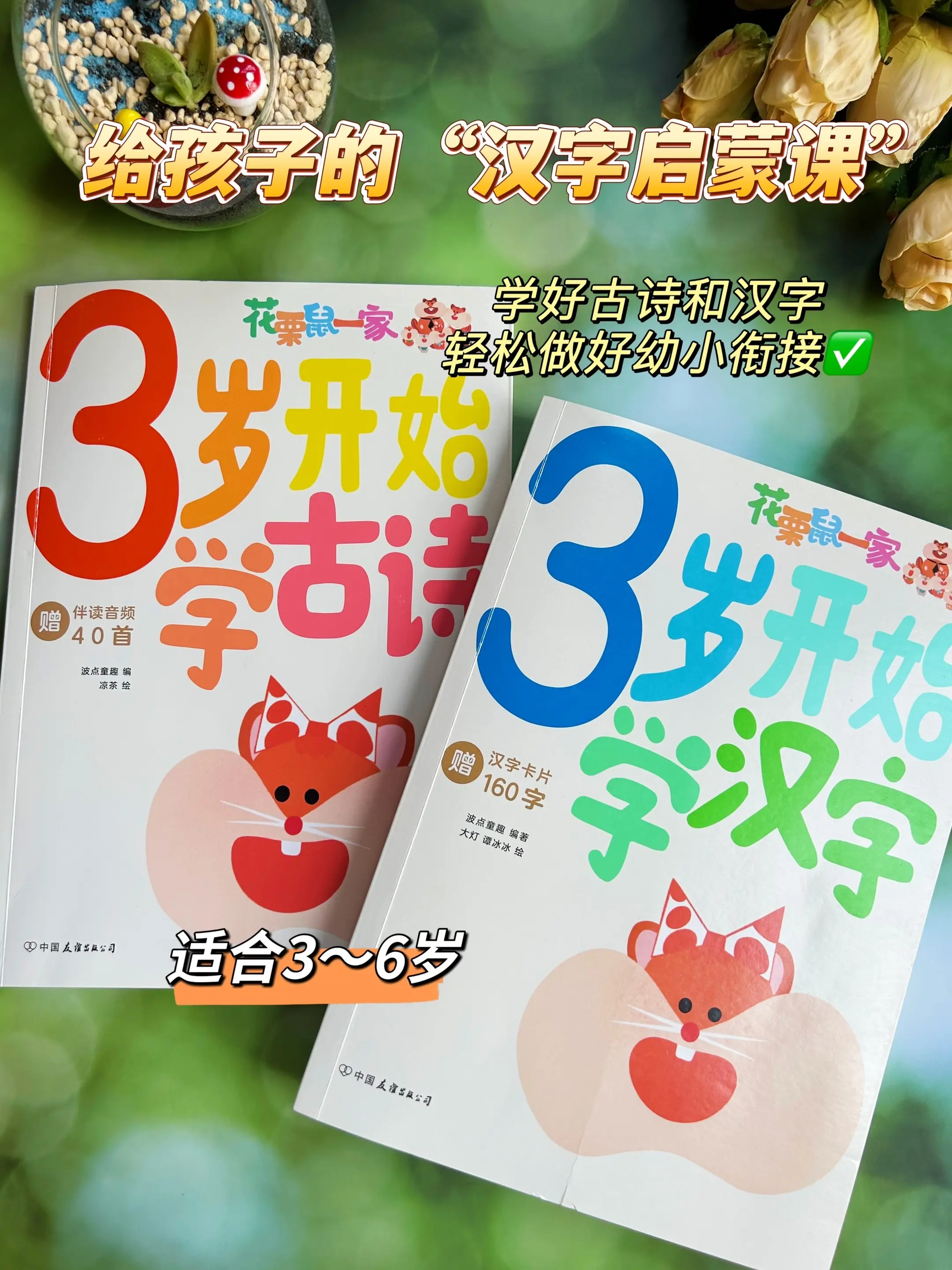 大字背古诗也太好背了！大拼音大彩图。幼小衔接