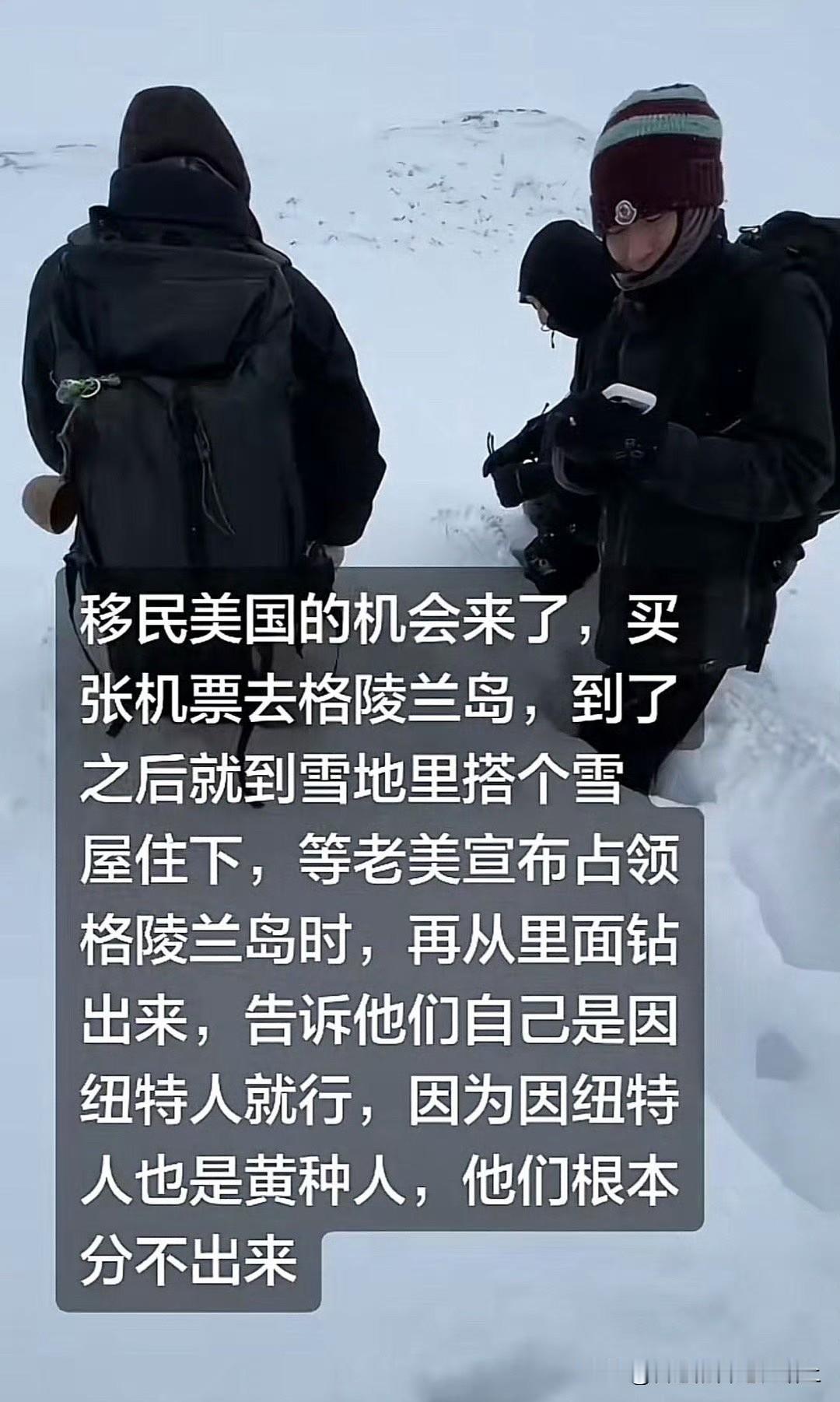 特朗普人家也不傻，到时候，一人发一只腌海雀，毛发和内脏都不去除的，一种传统食物，