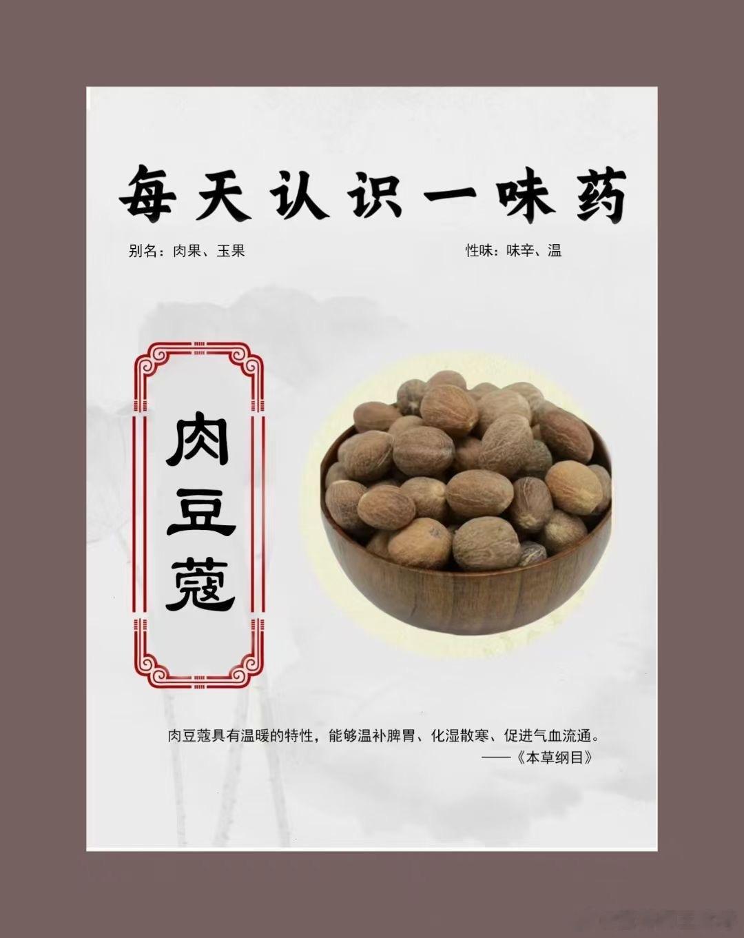 #国医的精诚力量##每天一味中草药##论道岐黄# [微风]《每天认识一味药》——