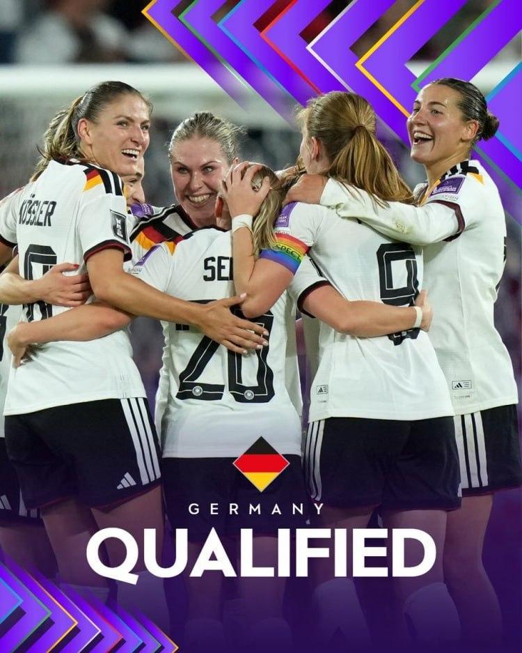 【女足世预赛德国2-0击败挪威，提前一轮晋级女足世界杯】        女足世预