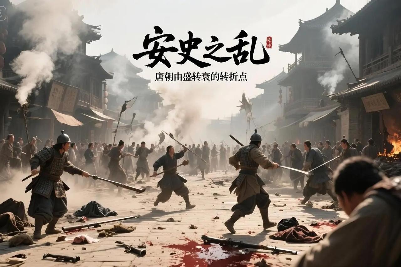 安史之乱终结了盛唐气象，使唐朝人口锐减、经济凋敝，中央集权被严重削弱，藩镇割据自