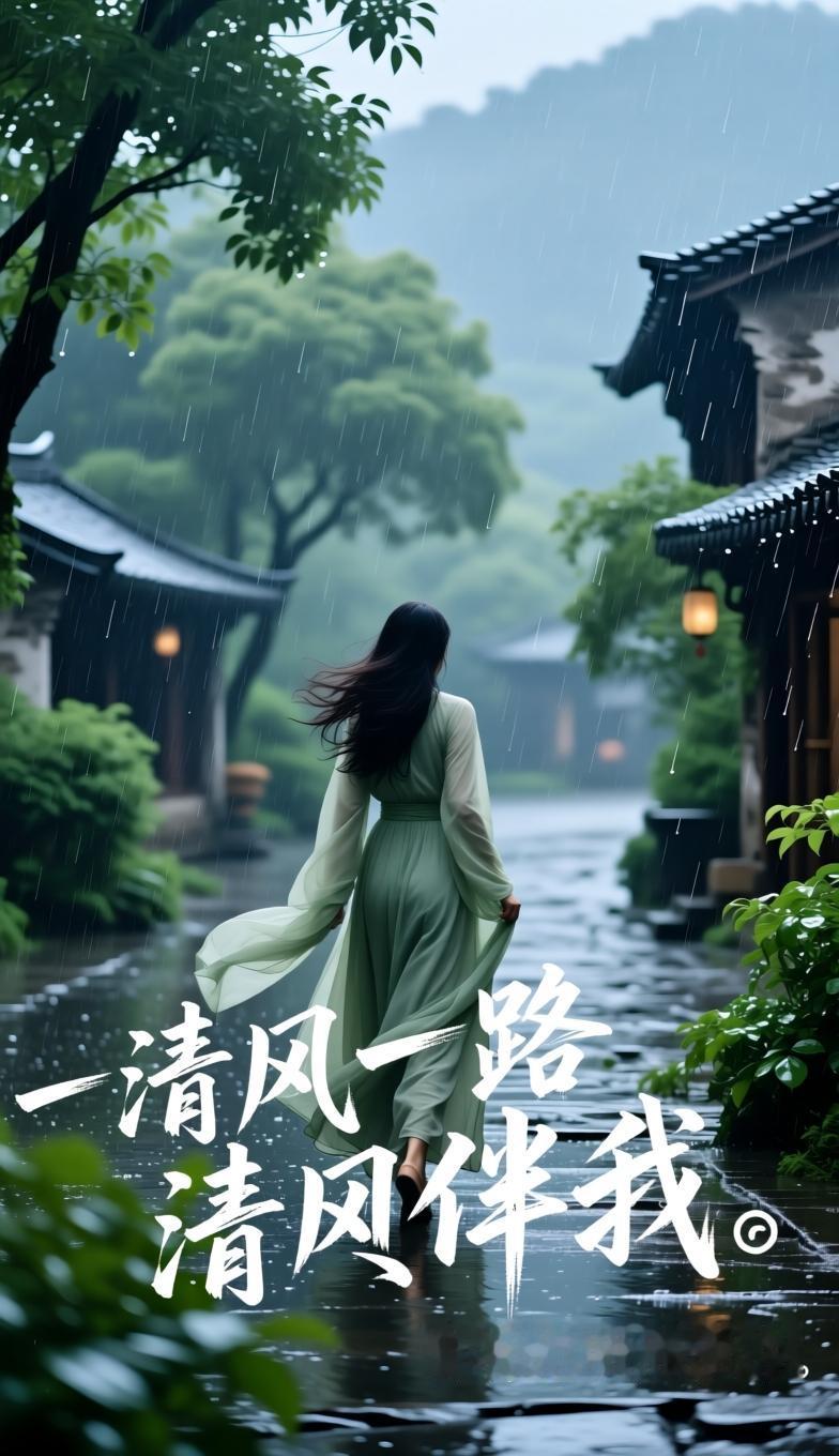 致一路前行的你
 
不负流年不负心，
清风伴我一路吟。
纵然前路多风雨，
自有光