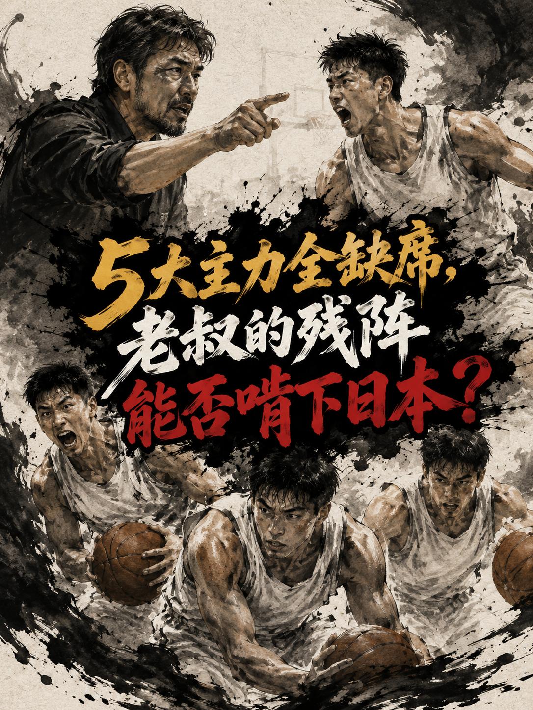 中国男篮依靠这套十二人大名单真的能够击败日本男篮吗？毕竟不仅周琦、赵睿两人双双缺