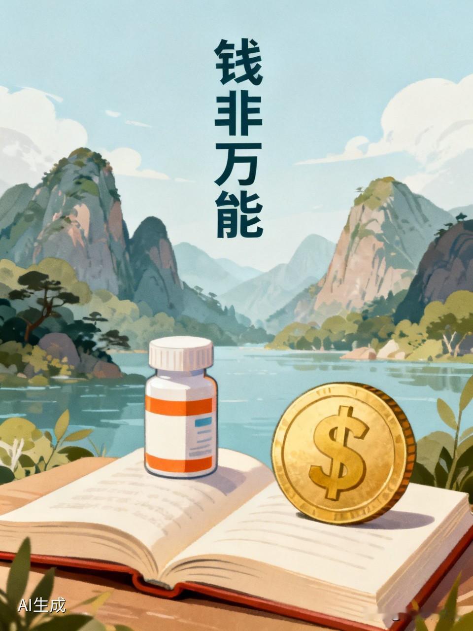 我认为不是。没有钱寸步难行，但是金钱也不是万能的。金钱可以买书，能买知识吗？金钱