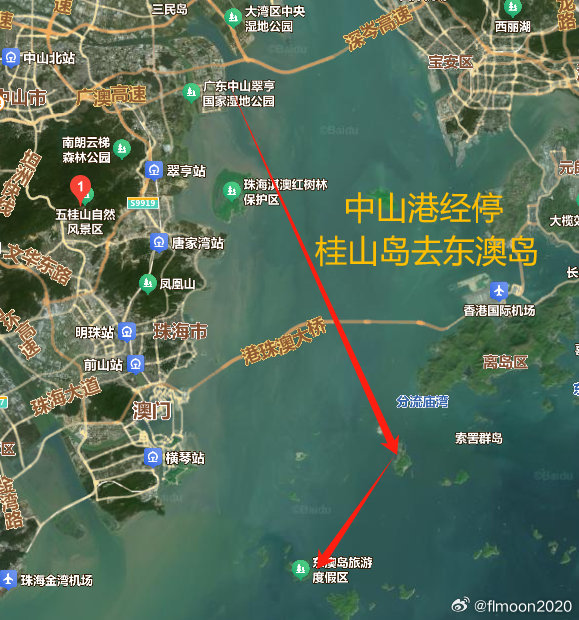 珠三角发展纵横观察录 中山客运口岸从7月1日开通首条海岛航线，从中山直达珠海桂山