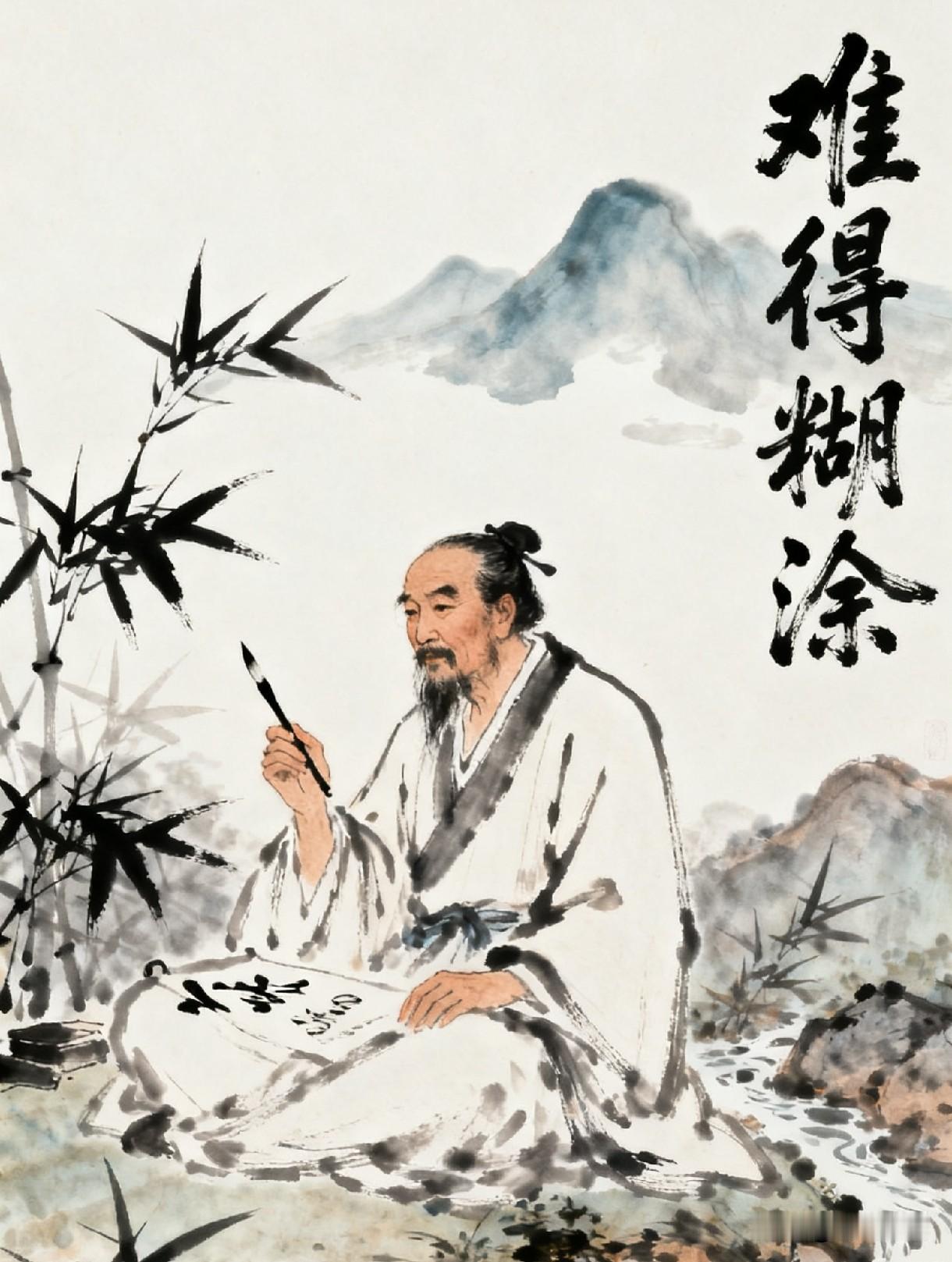 凡事勿较真，糊涂几分，心自安宁！

一块馒头，要是没瞧见老鼠爬过的印子，我们便会