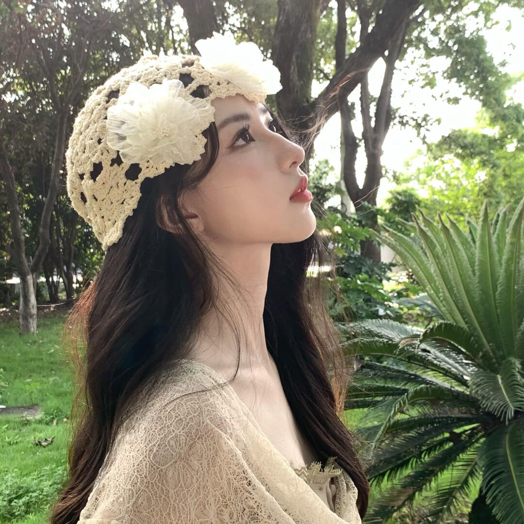 巴掌大小的花帽太好看了叭！！