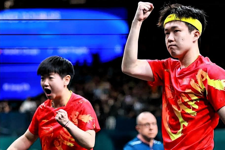 莎头组合的混双实力在国内处于什么水平？

在国内，莎头组合（王楚钦/孙颖莎）是绝