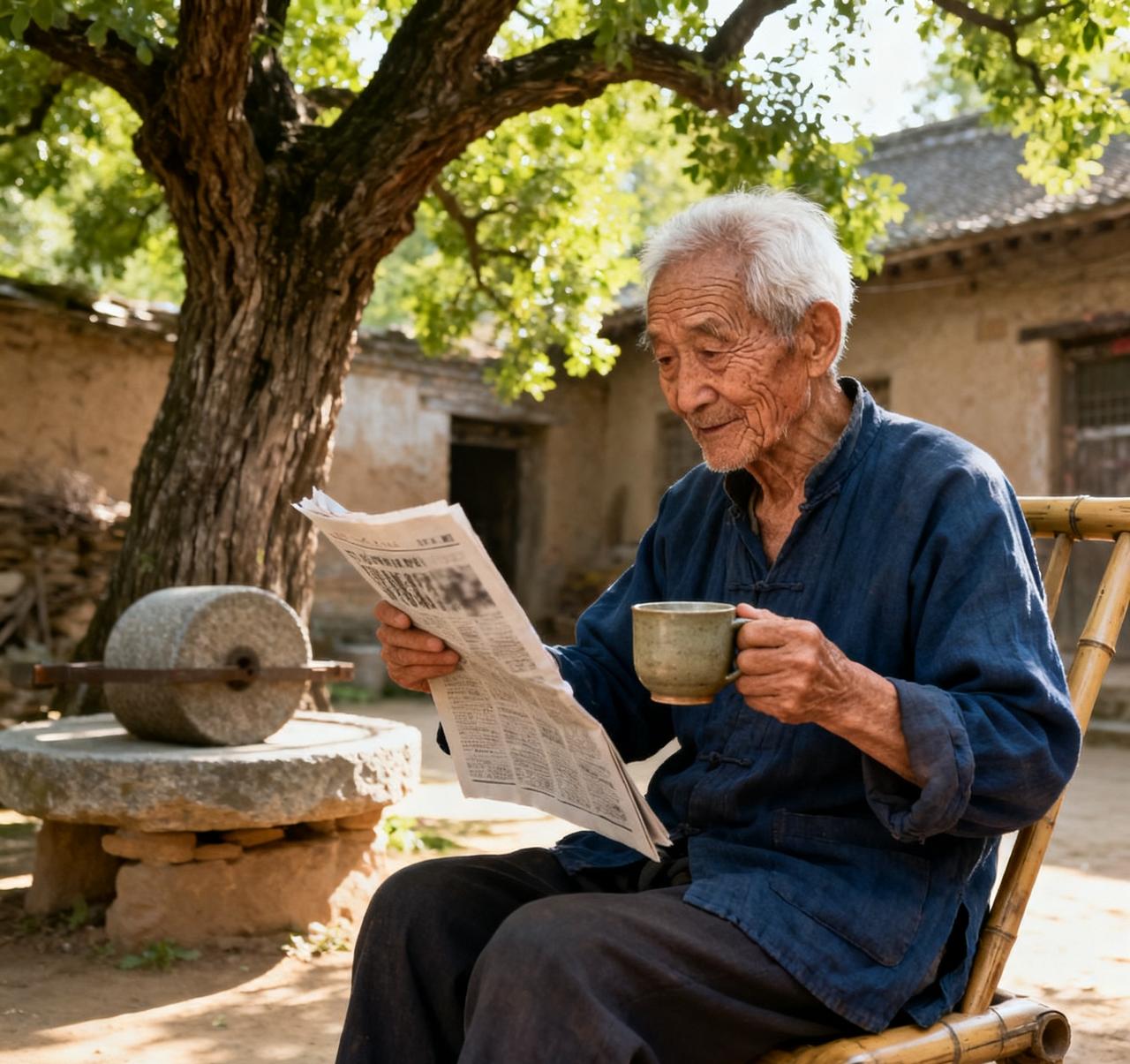 你见过农村老人查养老金到账时的笑容吗？那笑容，象盛开的花一样，对亿万农村长辈来说