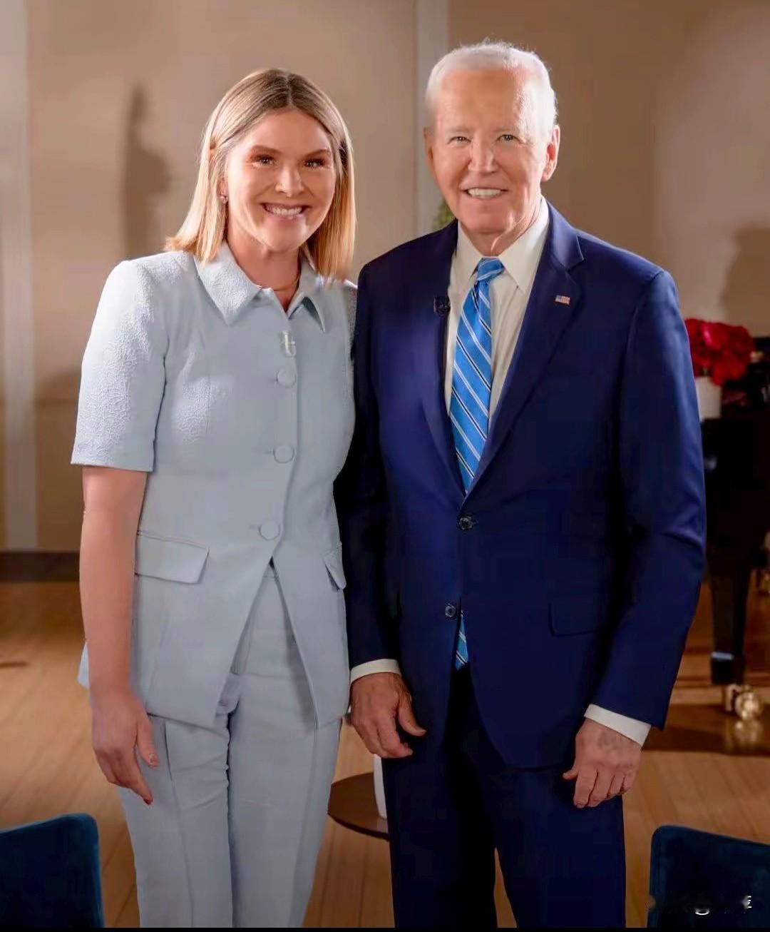 美国建国250周年前夕，前总统拜登在NBC《今日秀》节目中，接受了前总统小布什的