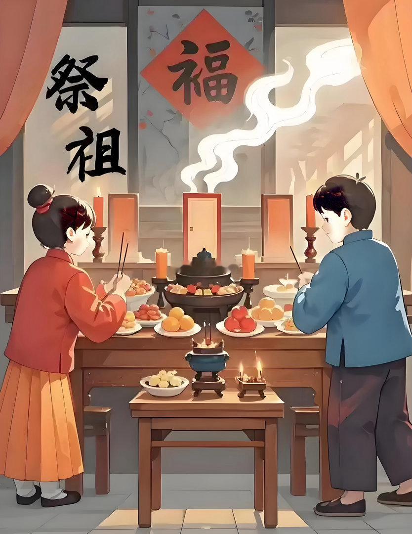 又快到祭祖的时候了！祭祖就一个目的、她们底下过的好就行了、本身就是你亲人，她们过