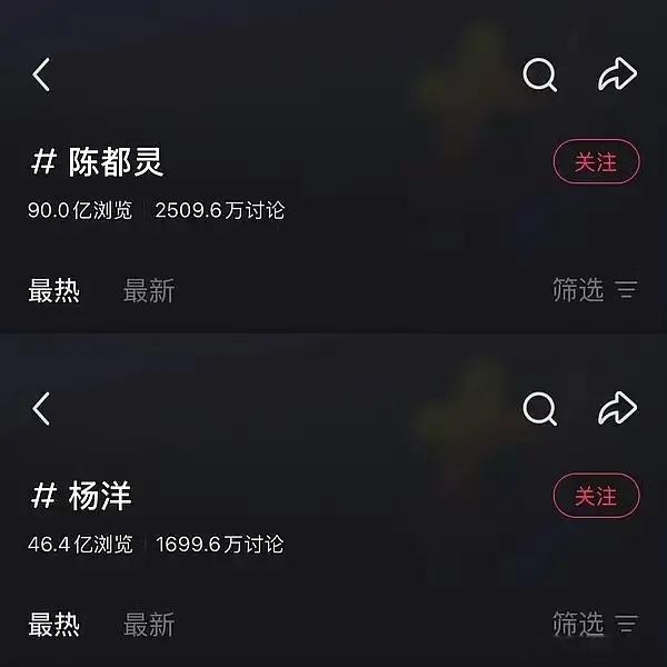 杨洋陈都灵 等风热吻你投票目前陈都录略胜一筹 