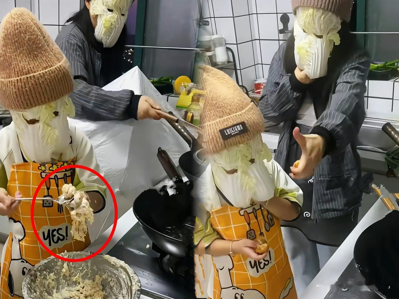 炸丸子必备面具！

再也不怕不怕拉……