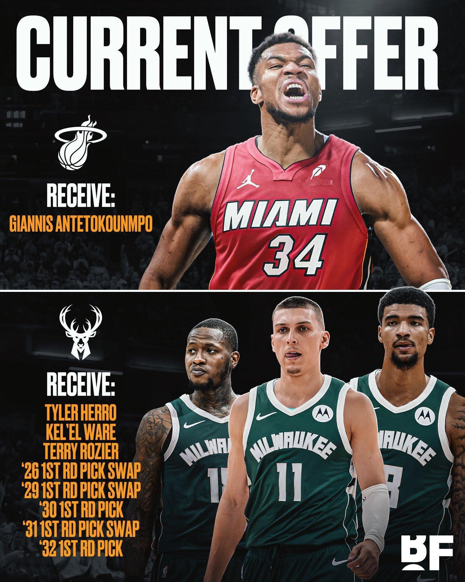 热火打算交易字母哥的筹码，值不值？NBA