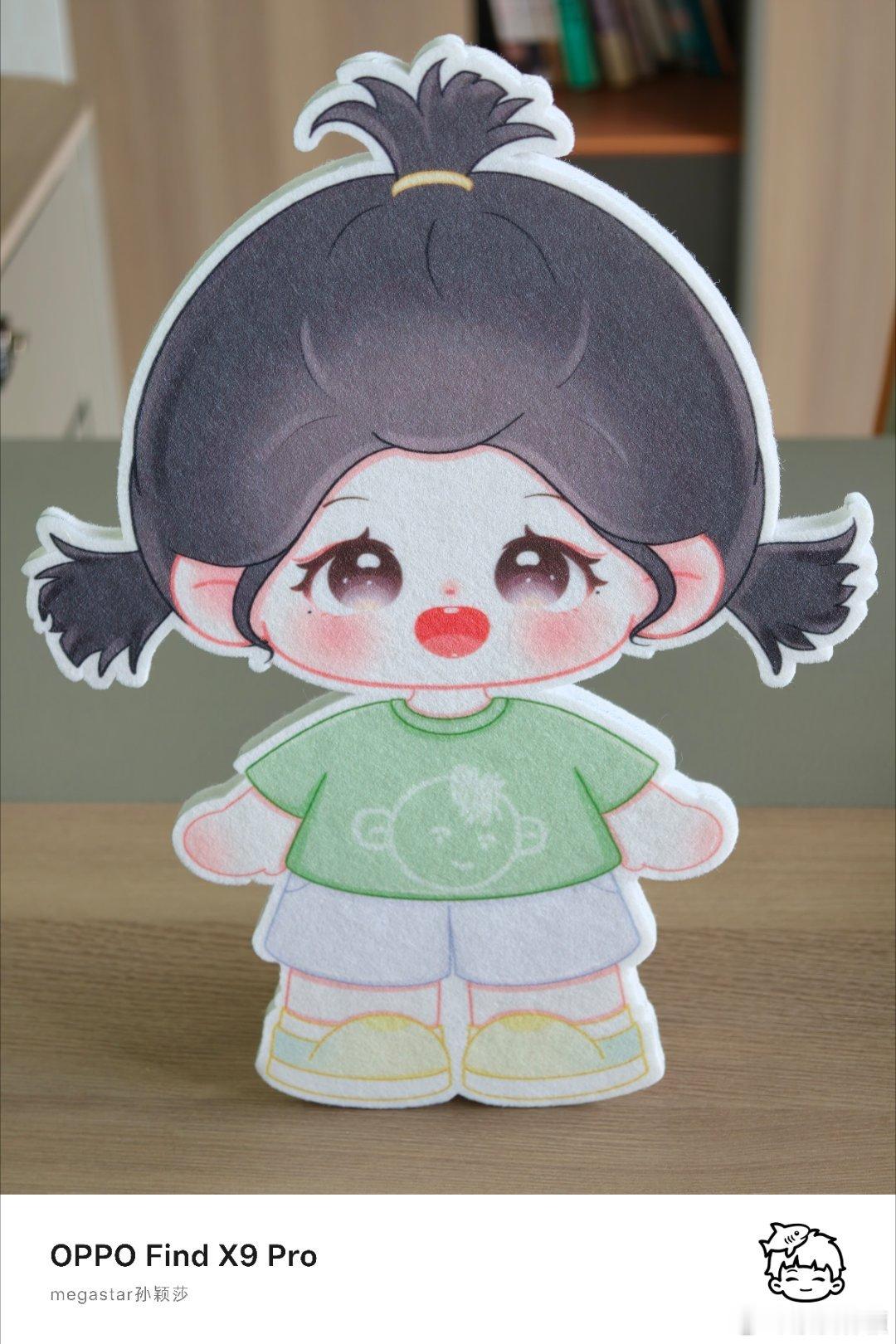 这么可爱的毛毡板怎么舍得用，谢谢人美心善莎丝送我