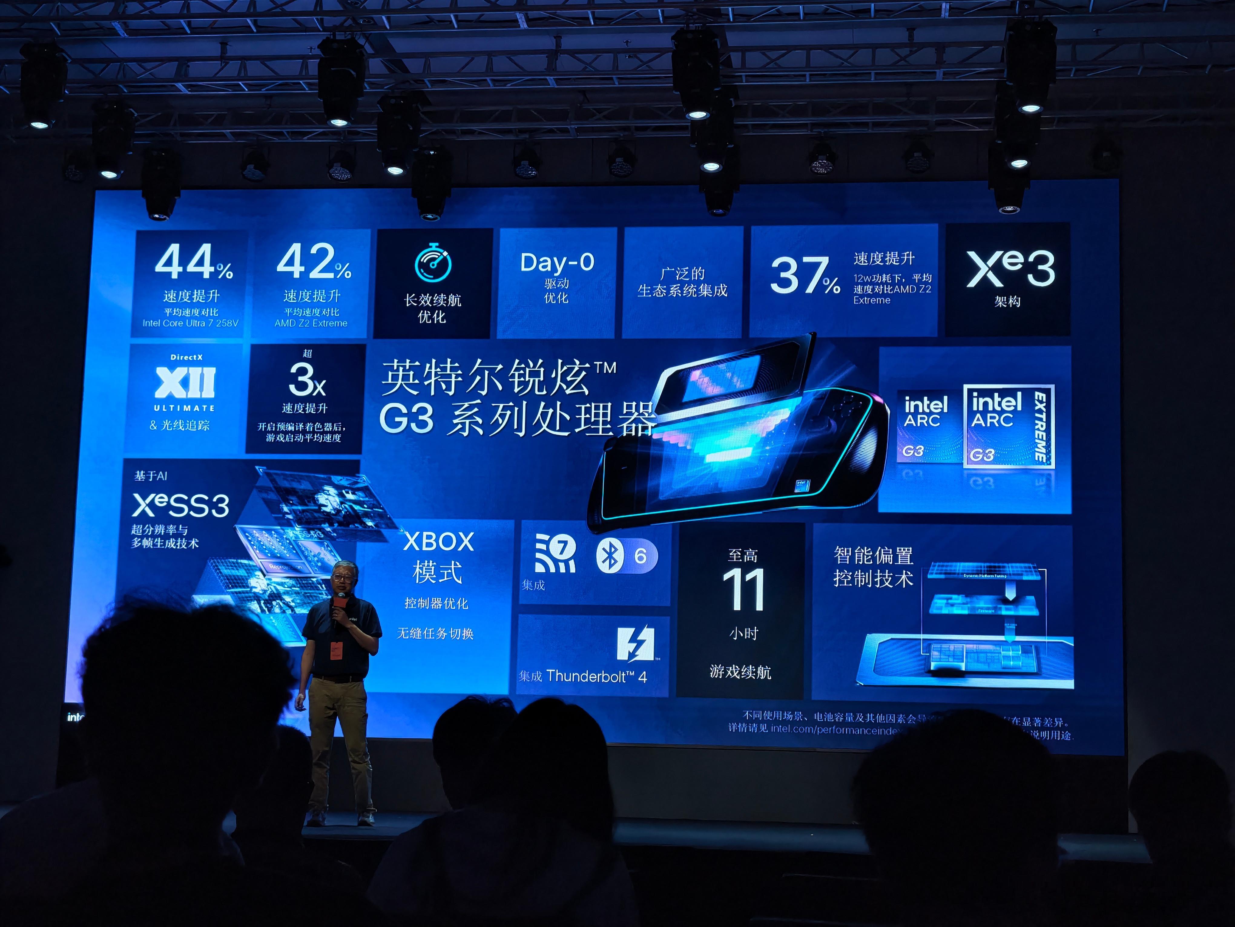 今天壹号本发布的四款新品全系搭载英特尔Arc G3系列处理器。别说，这颗处理器还