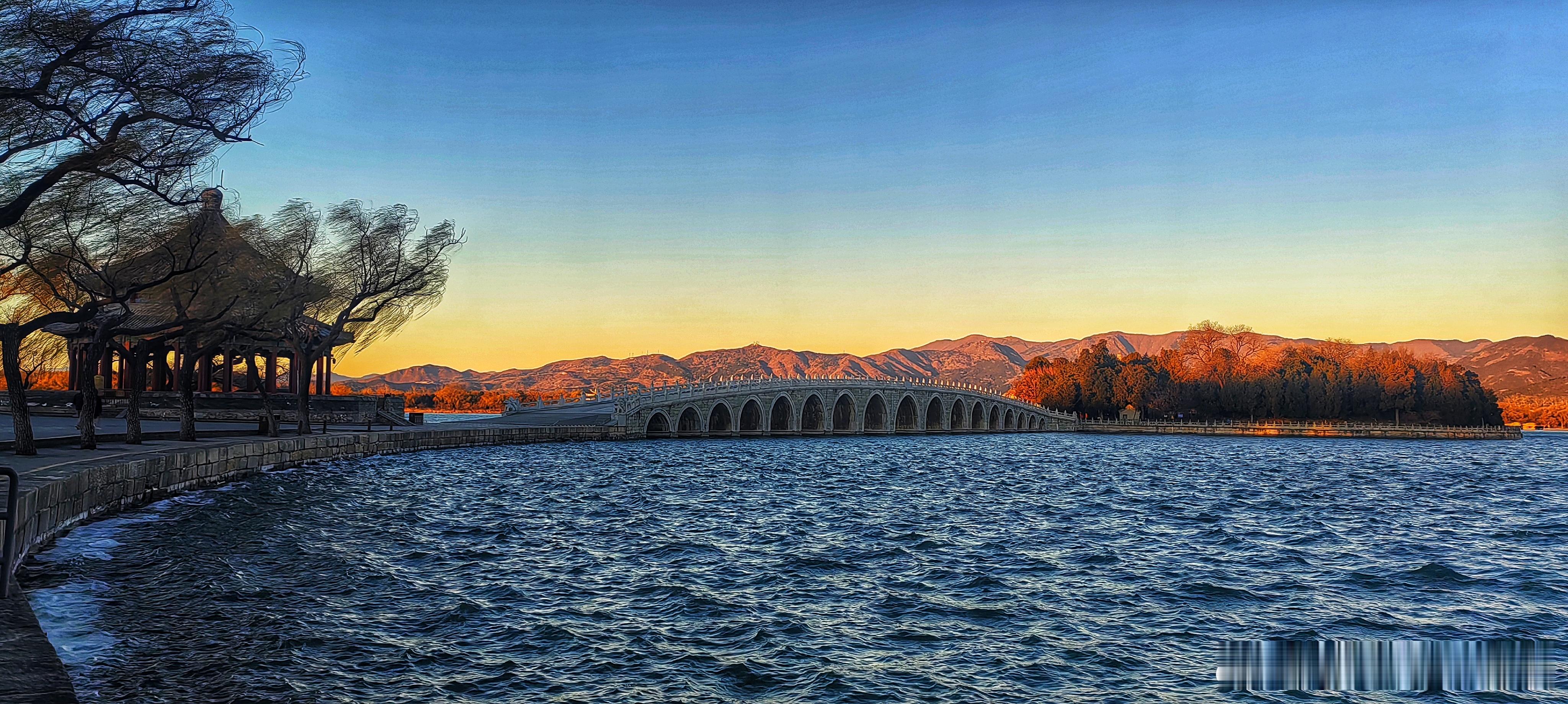 冬日颐和园日出时刻2025.12.2北京你好 摄影