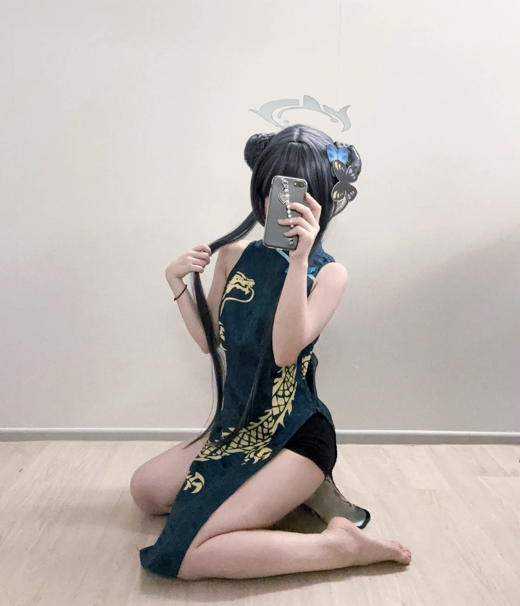 二次元 萝莉 妃咲 蔚蓝档案 cos